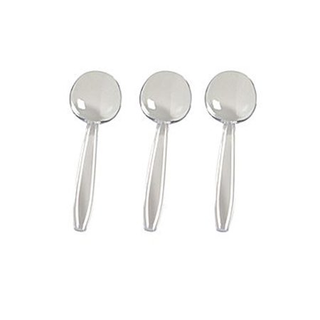 FINELINE SETTINGS Clear Soup Spoons- Box 2505-CL